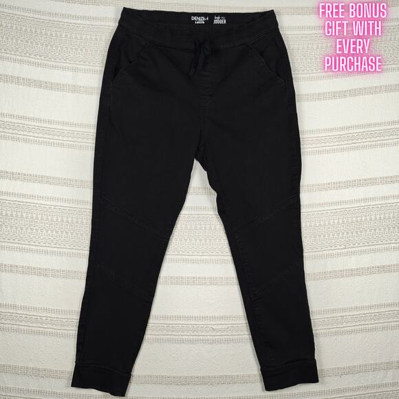 Levi’s Denizen Black Jogger Pants Size 13/W31 Comfy Stretch Casual - Picture 1 of 9